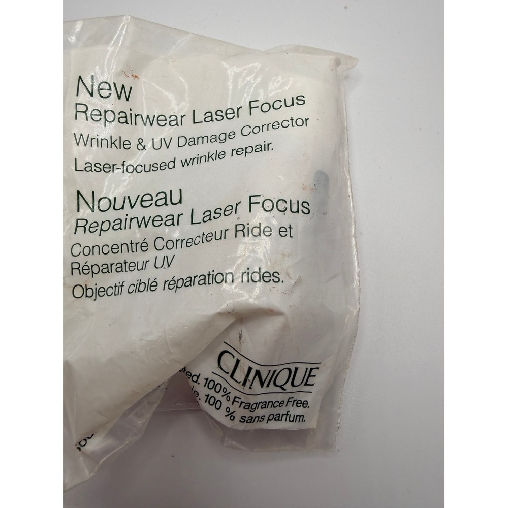 Clinique Repairwear Laser Focus Wrinkle & UV‎ Damage Corrector Serum 0.5oz 15ml